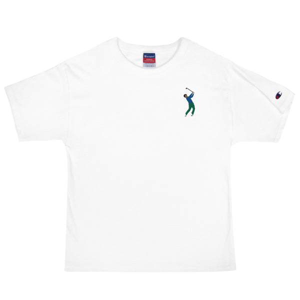 Seve Embroidery Champion T-Shirt - Golfer Paradise