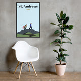 Open 1984 St Andrews Framed Poster - Golfer Paradise