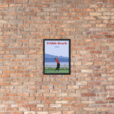 Tiger 2000 Pebble Beach Framed poster - Golfer Paradise