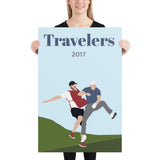 Jordan 2017 Travelers Poster - Golfer Paradise