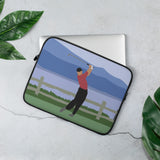 Tiger Pebble 2000 Laptop Sleeve - Golfer Paradise