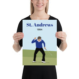 Seve 1984 St. Andrews Poster - Golfer Paradise