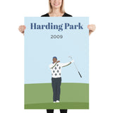 2009 Harding Park Poster - Golfer Paradise