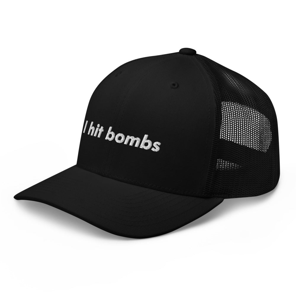 "I hit bombs" Phil Trucker Cap - Golfer Paradise