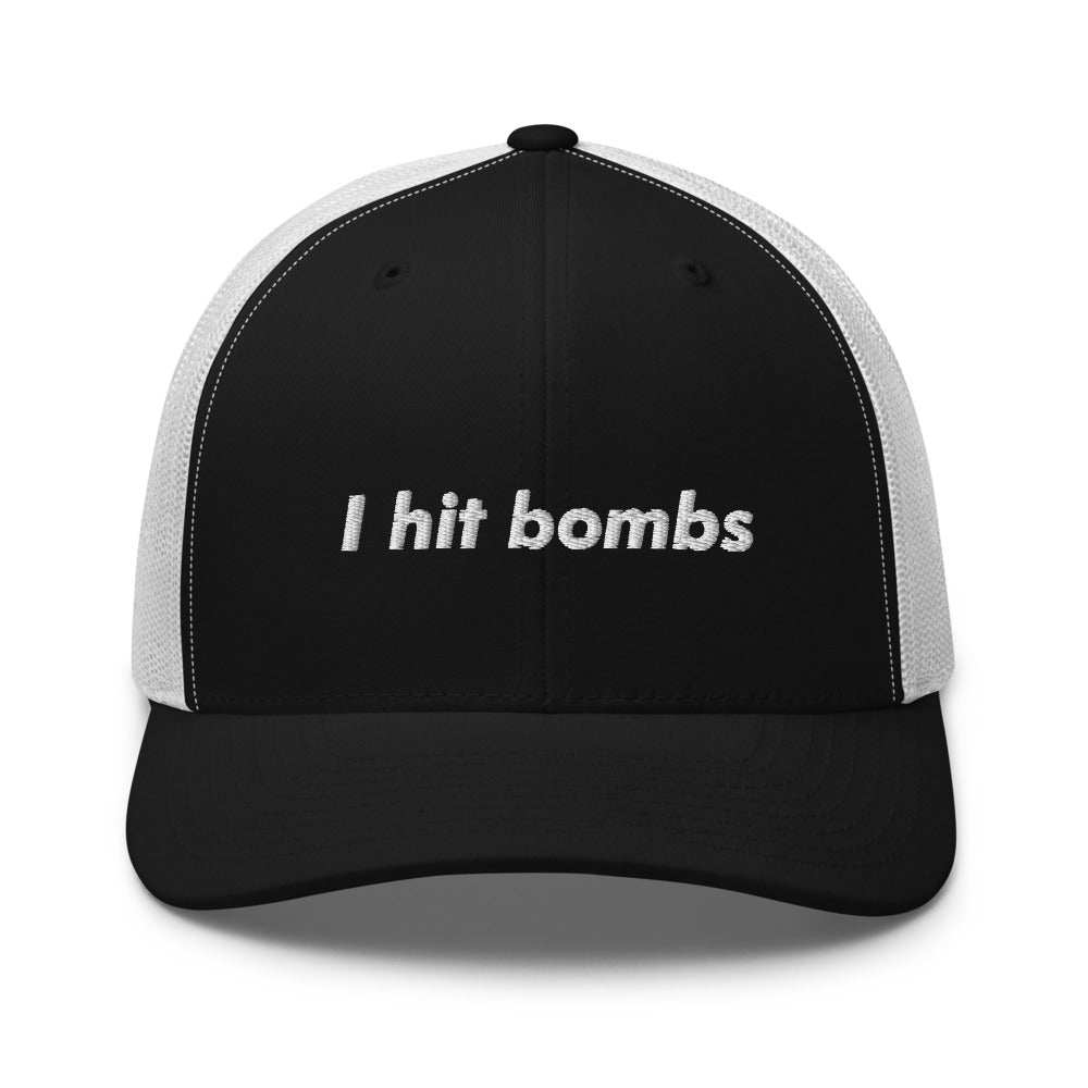 "I hit bombs" Phil Trucker Cap - Golfer Paradise