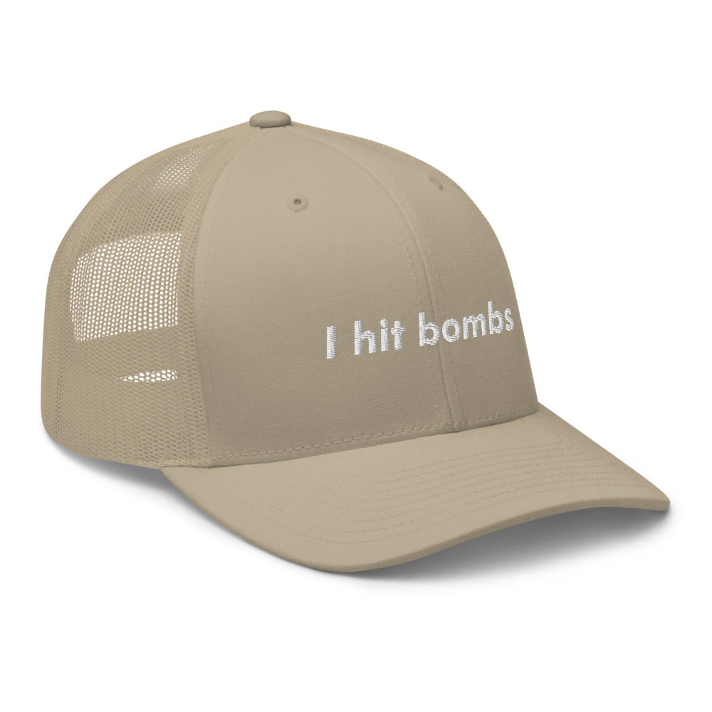 "I hit bombs" Phil Trucker Cap - Golfer Paradise