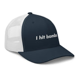 "I hit bombs" Phil Trucker Cap - Golfer Paradise