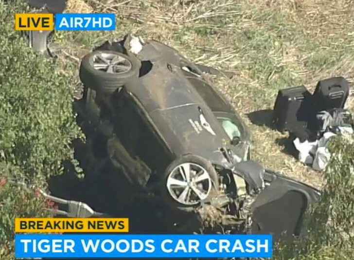 Tiger Woods Hospitalized After Car Accident in Los Angeles