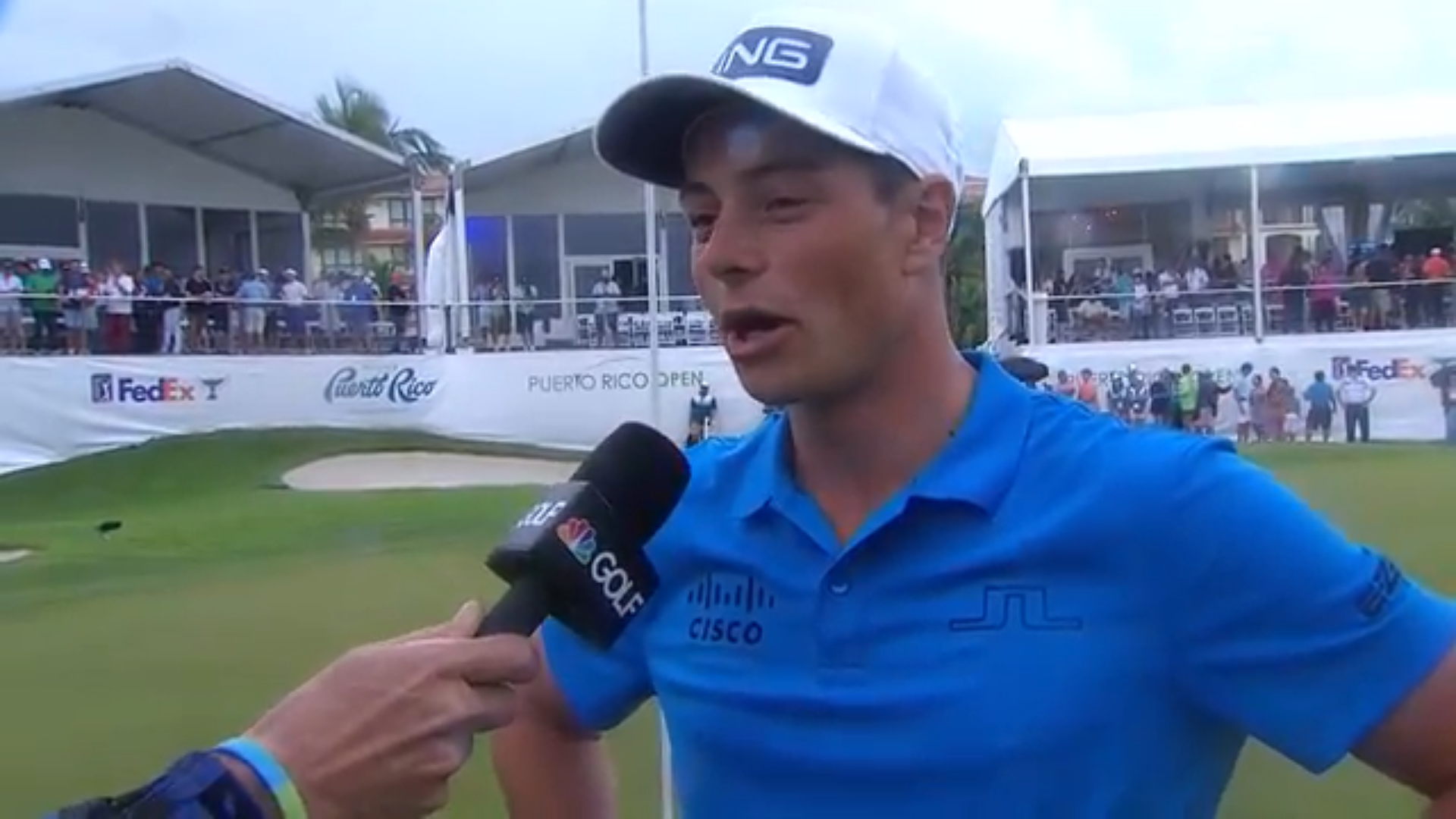Viktor Hovland says 'I suck at chipping' after PGA Tour win