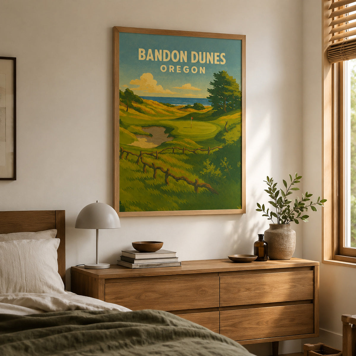 Bandon Dunes Golf Poster – Oregon Golf Course Wall Art - Golfer Paradise