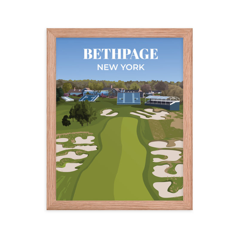 Bethpage Black NY - Golf Course Poster