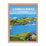 Cypress Point CA - Golf Course Poster