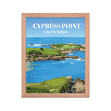 Cypress Point CA - Golf Course Poster