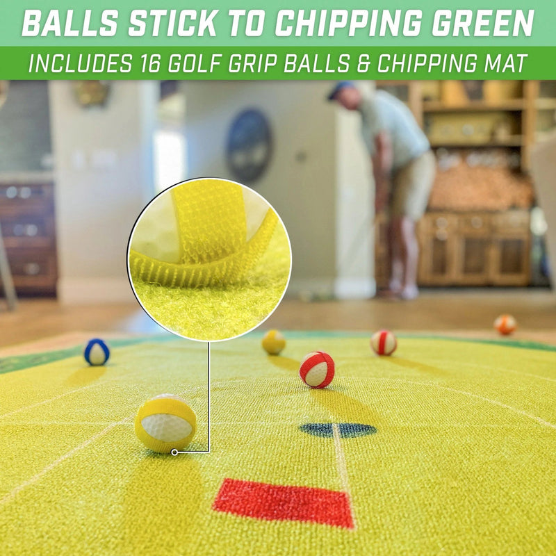 Golf Chipping Mat Game Set