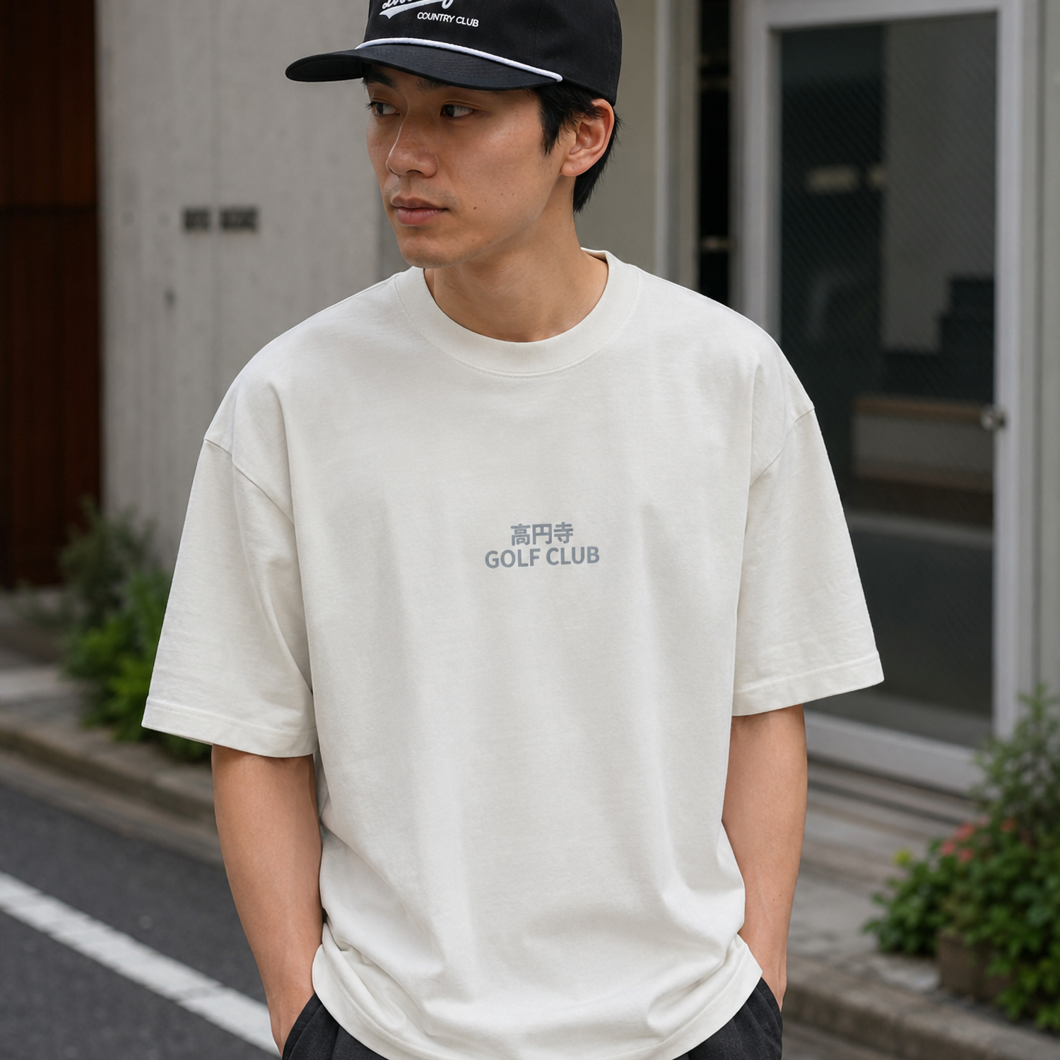 Kōenji GC Embroidery - Oversized T-shirt