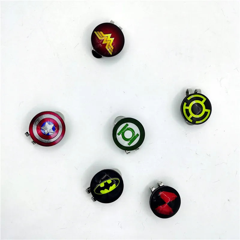 Marvel Super Hero Golf Ball Marker With Magnetic Hat Clip