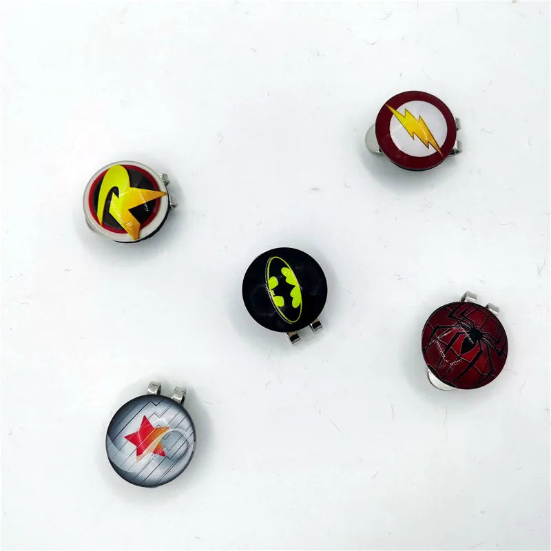 Marvel Super Hero Golf Ball Marker With Magnetic Hat Clip