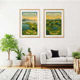 Hirono Japan - Vintage Golf Poster