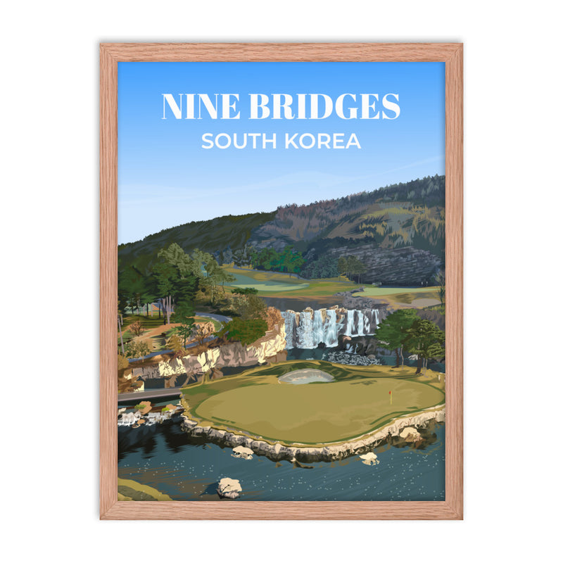 Nine Bridges South Korea - Golf Course Poster