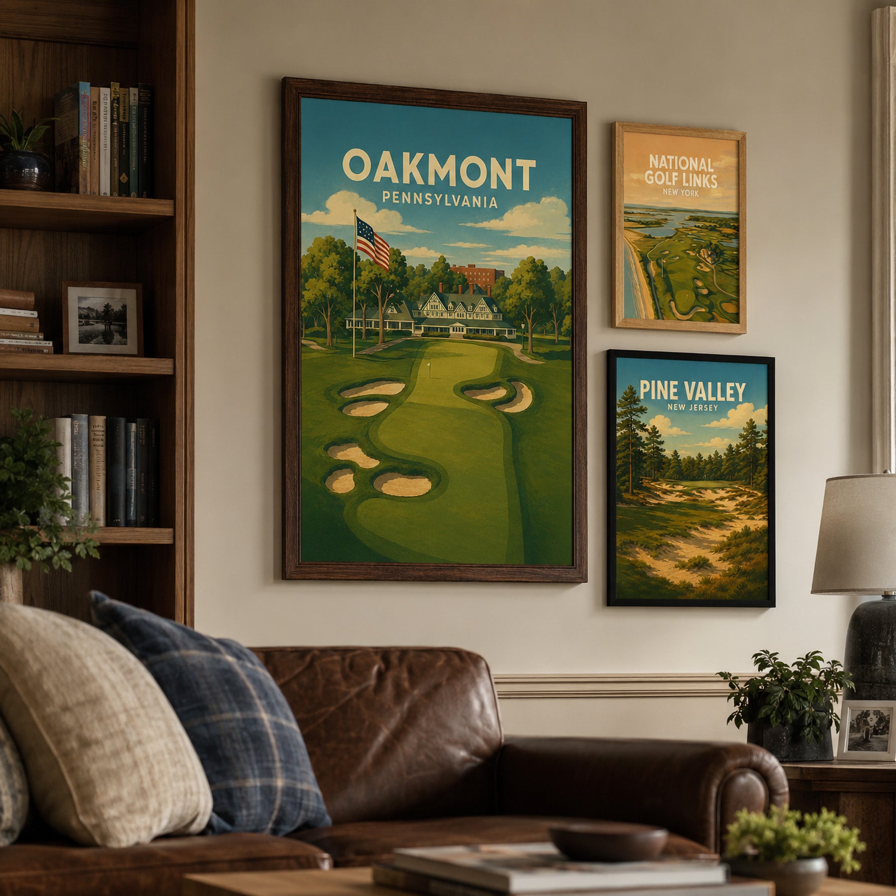 Oakmont Golf Poster – Pennsylvania Golf Course Wall Art - Golfer Paradise