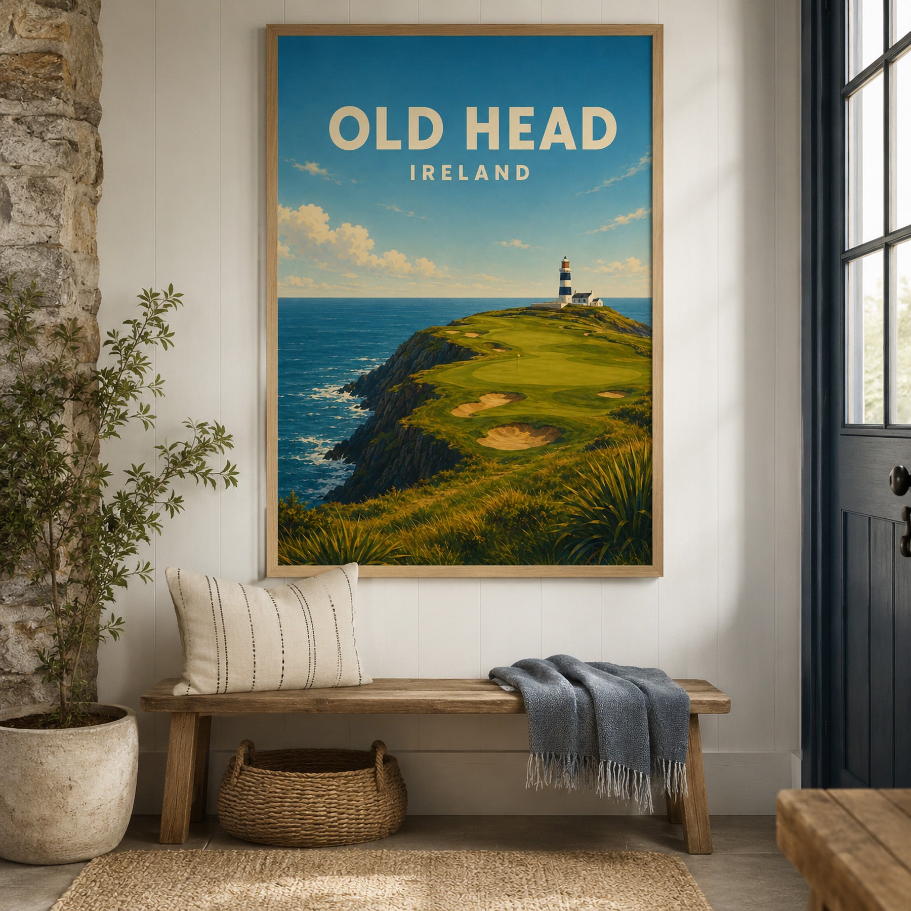 Old Head Golf Links Poster – Ireland Golf Wall Art - Golfer Paradise