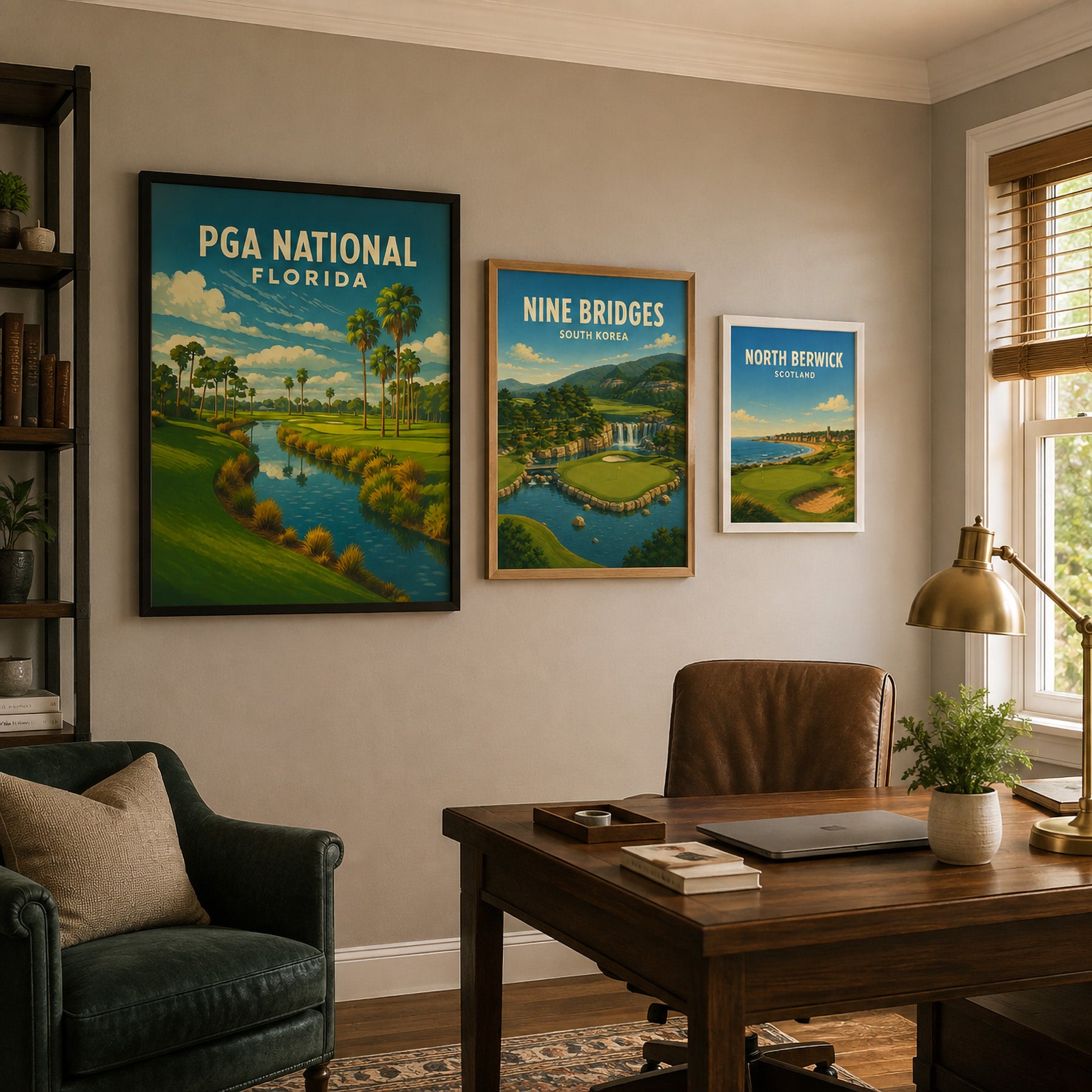PGA National Golf Poster – Florida Golf Course Wall Art - Golfer Paradise