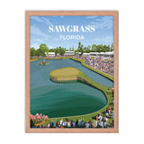 Sawgrass FL - Golf Course Poster