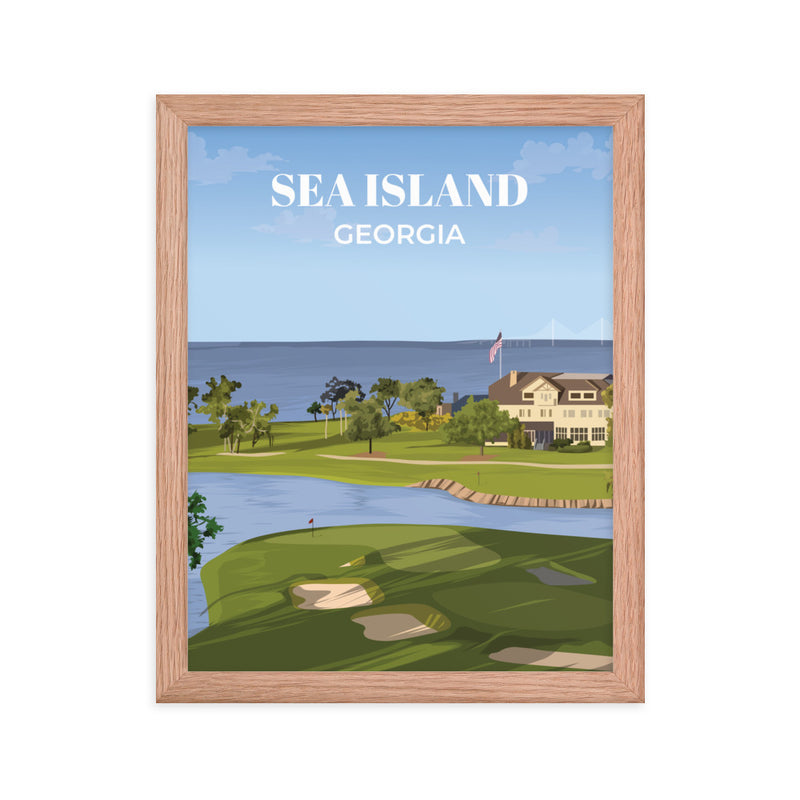 Sea Island GA - Golf Course Poster