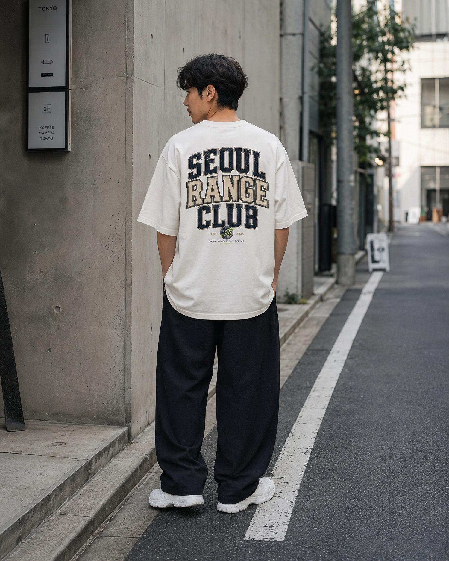 Seoul Range Club - Oversized T-shirt - Golfer Paradise
