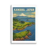 Kawana Japan Vintage Golf Course Print – Poster, Canvas, Golf Towel, Laptop Sleeve - Golfer Paradise