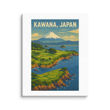 Kawana Japan Vintage Golf Course Print – Poster, Canvas, Golf Towel, Laptop Sleeve - Golfer Paradise