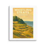Whistling Straits Wisconsin Vintage Golf Course Print – Poster, Canvas, Golf Towel, Laptop Sleeve - Golfer Paradise