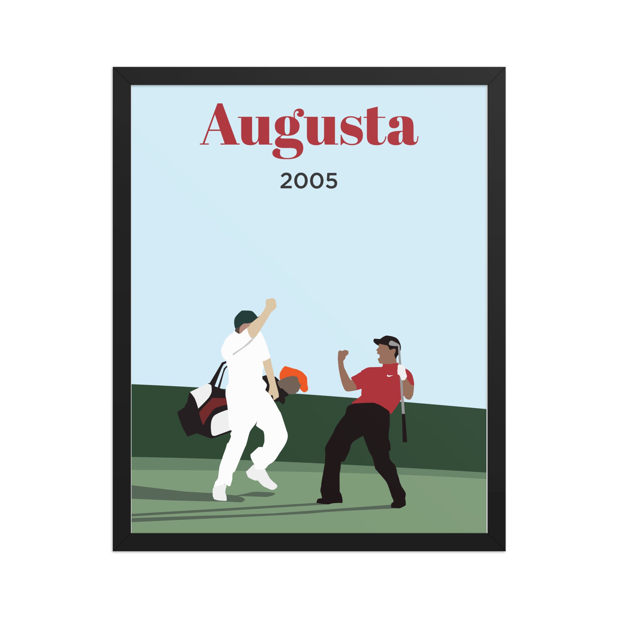2005 Chip Moment Print – Poster, Canvas, Golf Towel, Laptop Sleeve - Golfer Paradise