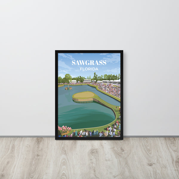 Sawgrass FL - Golf Course Poster