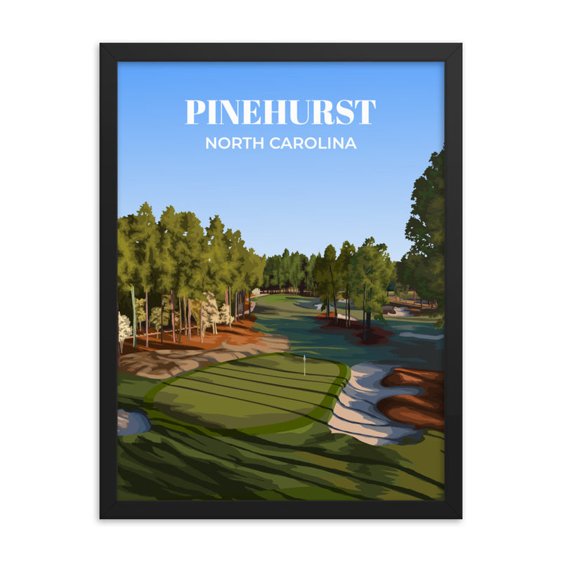 Pinehurst NC - Golf Course Poster