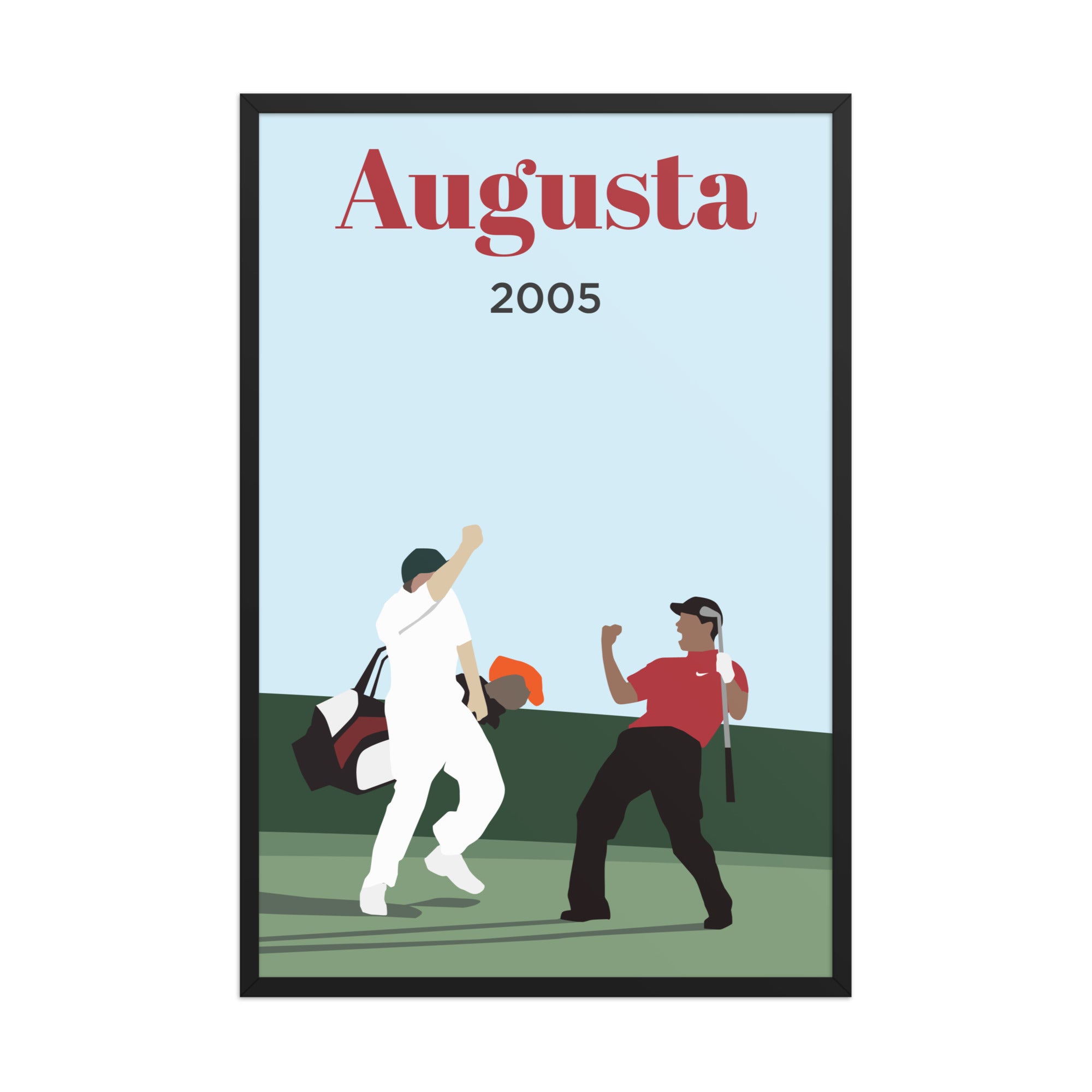 2005 Chip Moment Print – Poster, Canvas, Golf Towel, Laptop Sleeve - Golfer Paradise