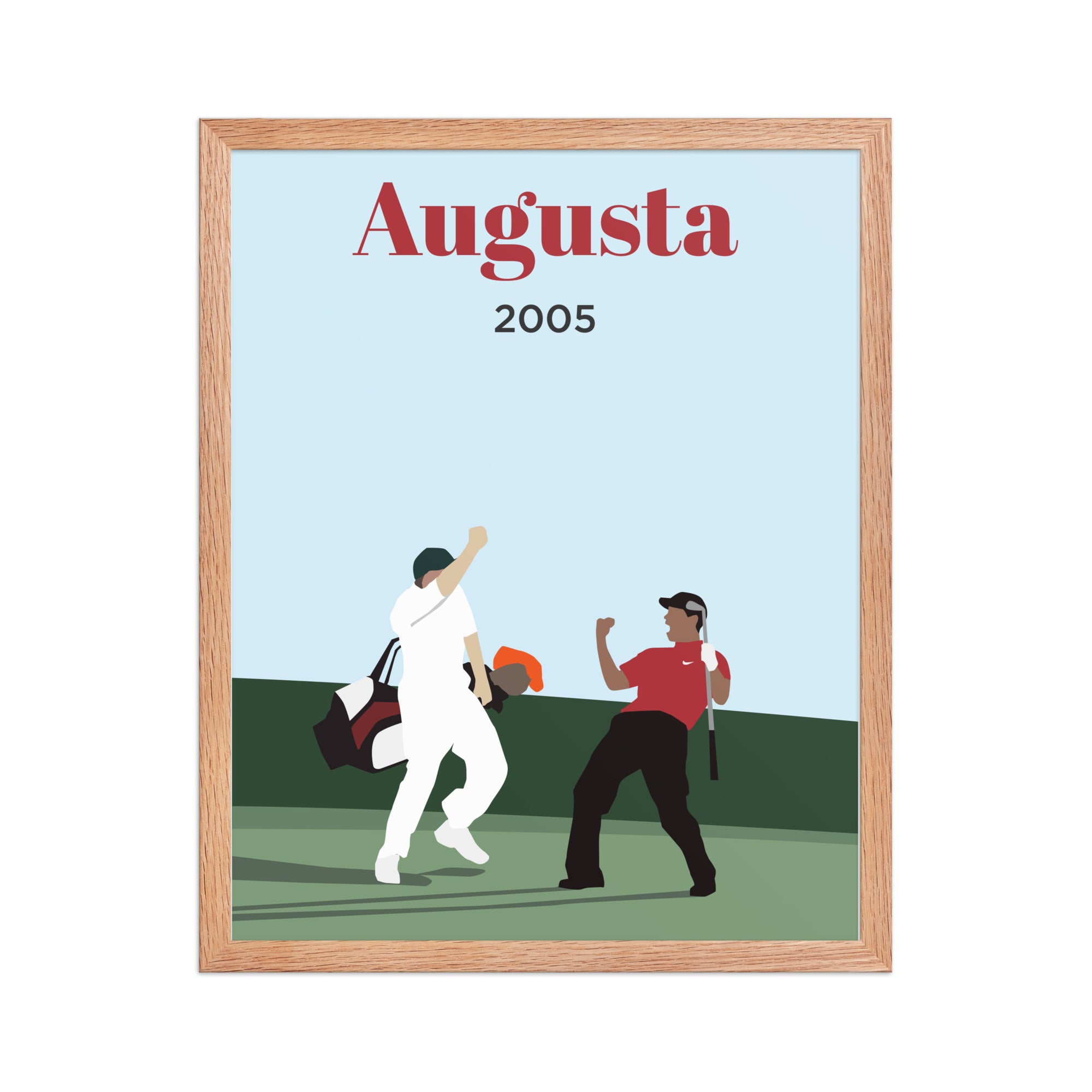 2005 Chip Moment Print – Poster, Canvas, Golf Towel, Laptop Sleeve - Golfer Paradise