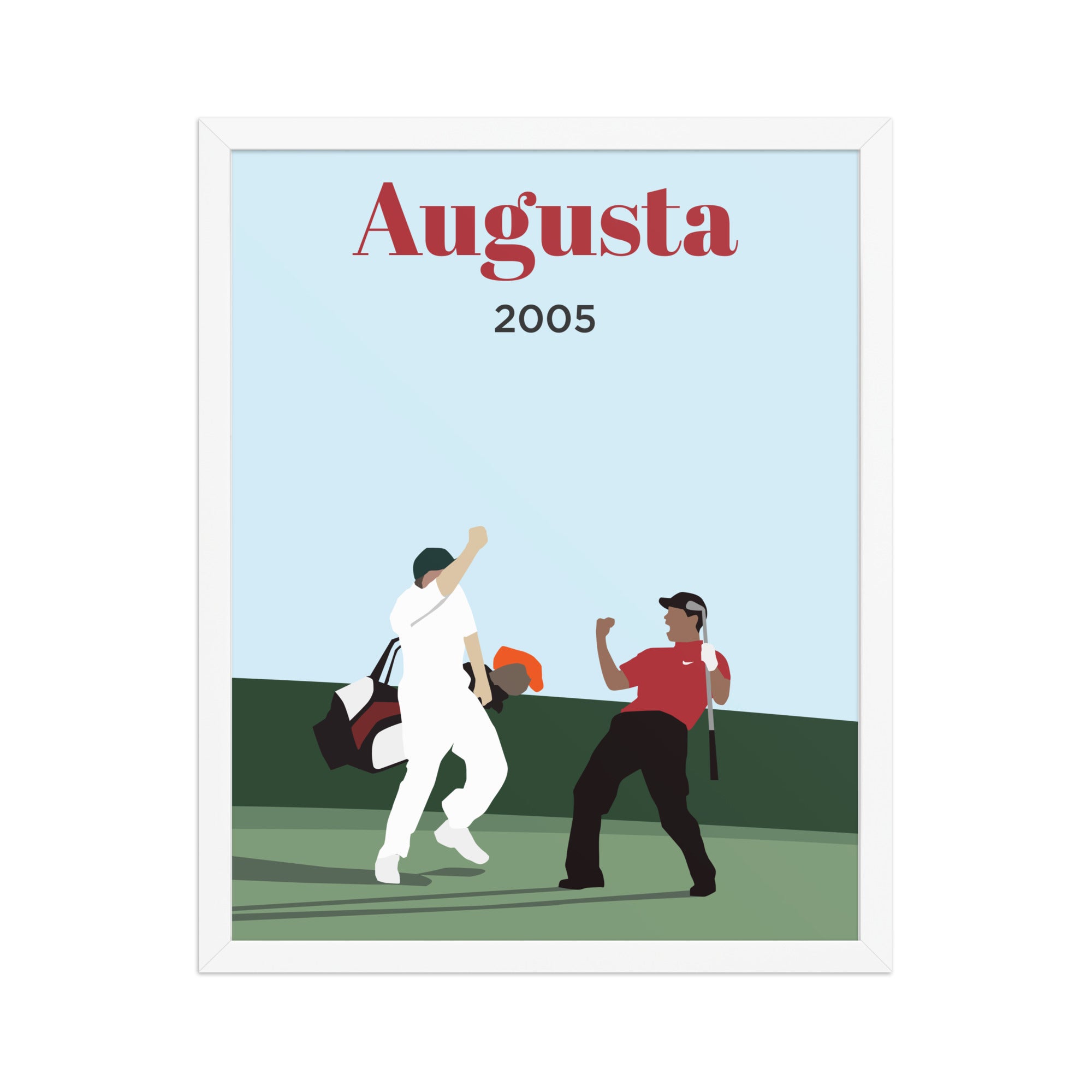 2005 Chip Moment Print – Poster, Canvas, Golf Towel, Laptop Sleeve - Golfer Paradise