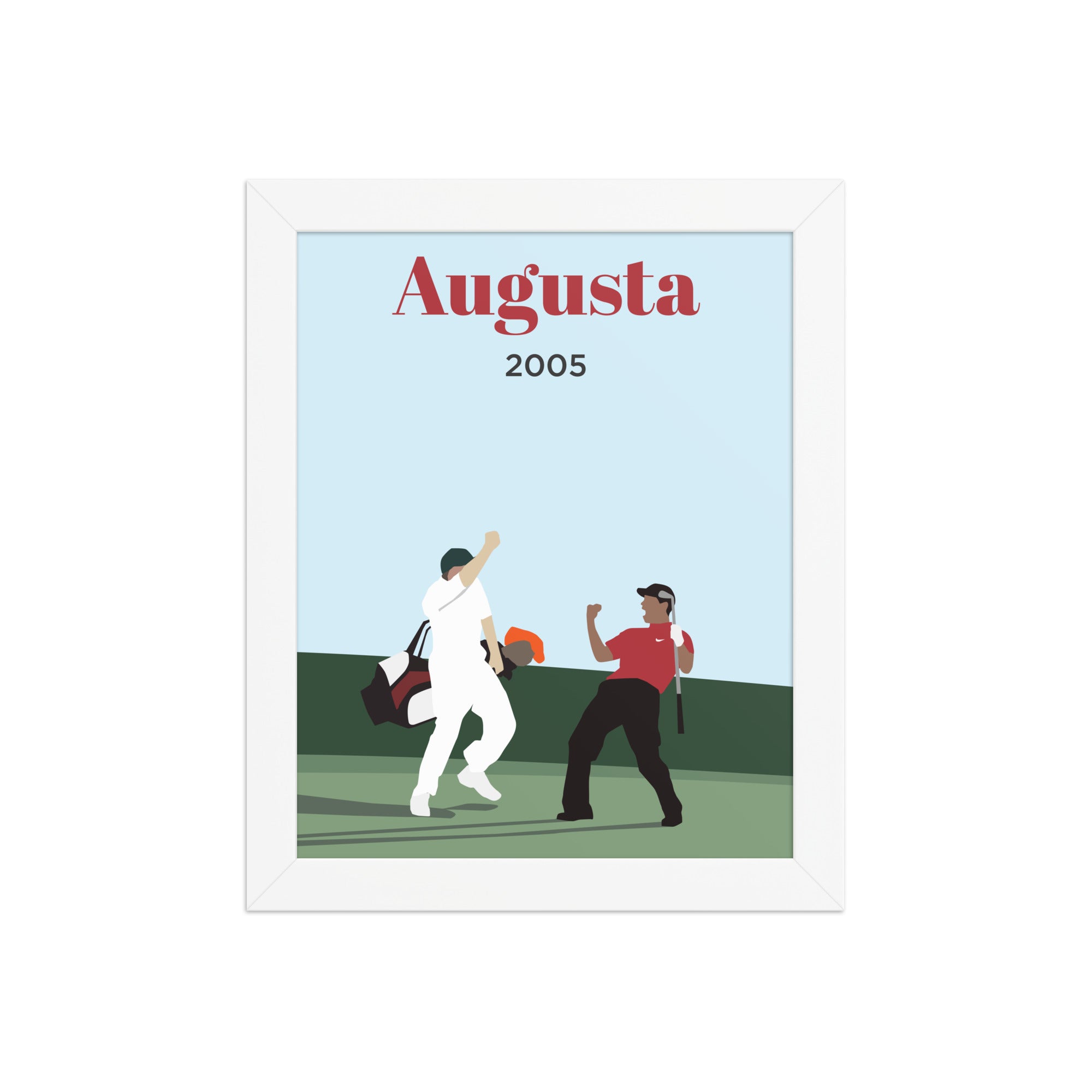 2005 Chip Moment Print – Poster, Canvas, Golf Towel, Laptop Sleeve - Golfer Paradise