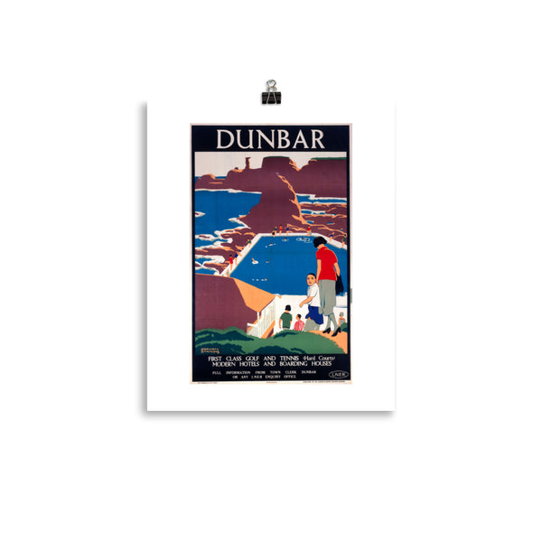 Dunbar Golf Vintage Poster