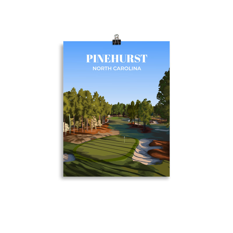 Pinehurst NC - Golf Course Poster