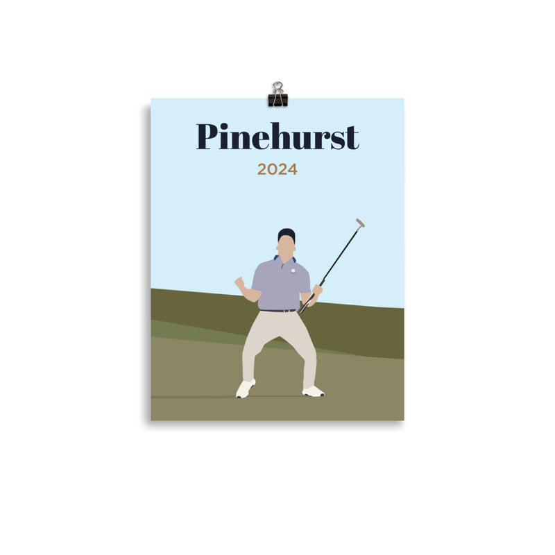 Bryson 2024 Pinehurst - Golf Poster