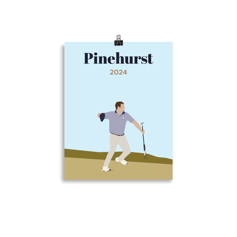 Bryson 2024 Pinehurst #2 - Golf Poster