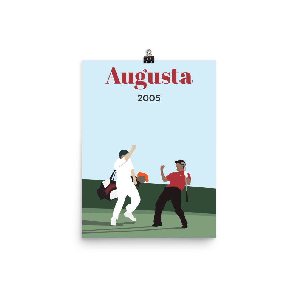 2005 Chip Moment Print – Poster, Canvas, Golf Towel, Laptop Sleeve - Golfer Paradise