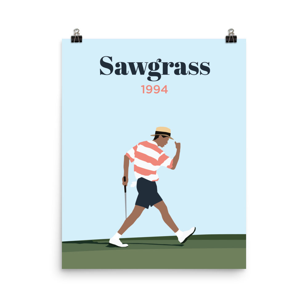 1994 Sawgrass Moment Print – Poster, Canvas, Golf Towel, Laptop Sleeve - Golfer Paradise