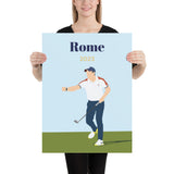 Rory 2023 Rome Poster