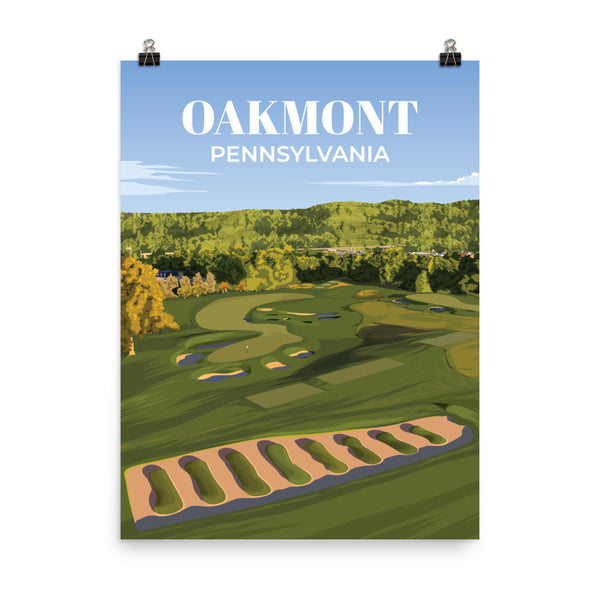 Oakmont PA - Golf Course Poster