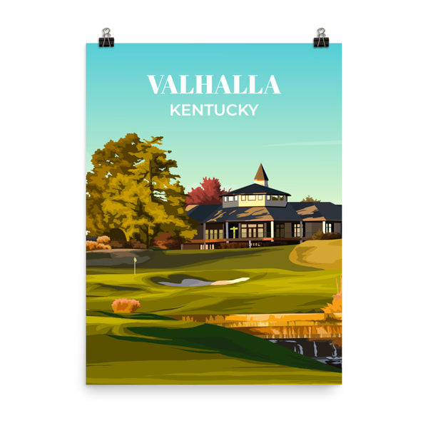 Valhalla KY - Golf Course Poster