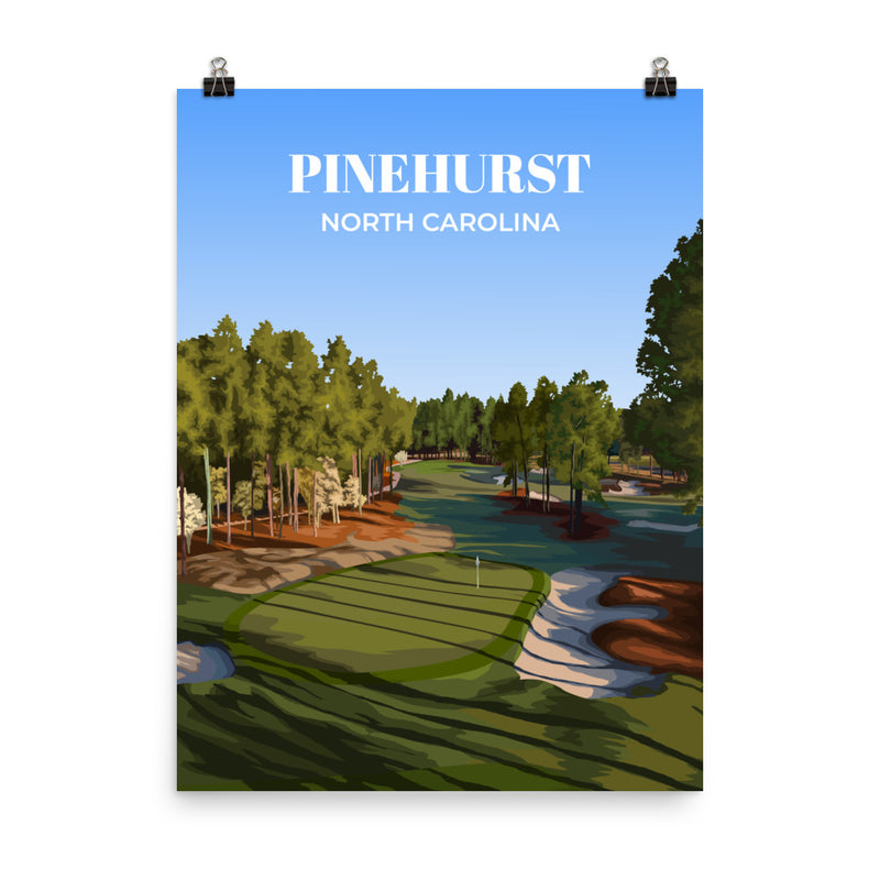 Pinehurst NC - Golf Course Poster