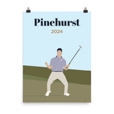 Bryson 2024 Pinehurst - Golf Poster